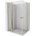 Mexen Mist Duo панел за душ кабина, 80 x 75 см, прозрачна, златна - 8A4-080-075-50-00 (8A4-080-075-50-00)