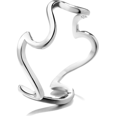 Silenti Jewelry Сребърен пръстен "Добродетелност" - 7 - 54.5мм (17.2мм диам. )