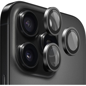 Blueo Протектор камера за iPhone 14 Pro / iPhone 14 Pro Max - оригинален протектор за обектив с метална рамка - черен