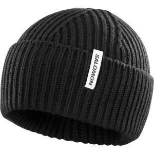 Salomon Зимна шапка (beanie) Salomon Snowbird Beanie - Deep Black - размер One Size (904-2844-0211)