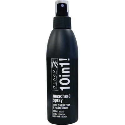 Black 10in1! maschera spray maska na vlasy v spreji s keratínom a panthenolom 200 ml
