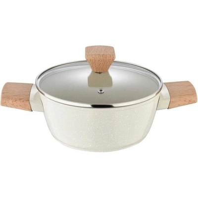 Bergner MRAMOROVÝ KVĚTINCE 20CM S VÍČKEM BG-34745 NATURALLY