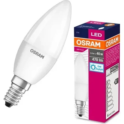 OSRAM LED ЛАМПА VALUE CLB40 470lm/865 E14 LEDVANCE (LEDVANCE 4052899971066)