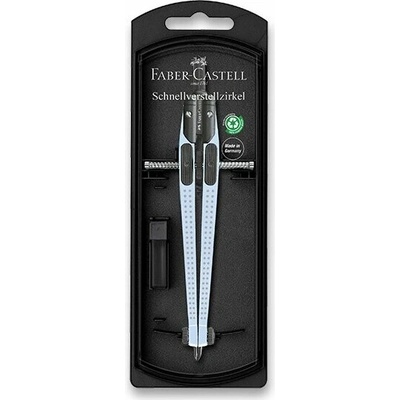 Faber-Castell Kružítko Grip Quick-Set Compass Sky Blue