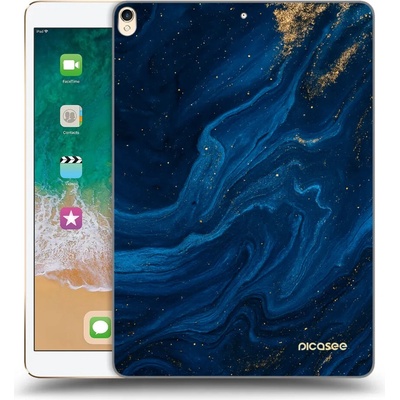 Picasee silikónový prehľadný obal pre Apple iPad Pro 10.5 2017 2. gen Blue