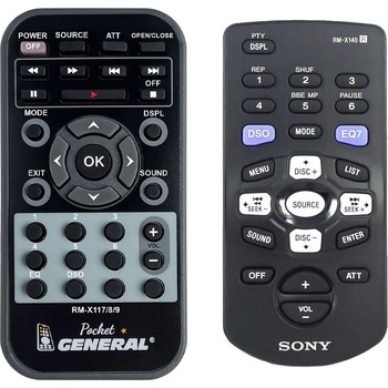 GENERAL Sony rm-x140 - дистанционно управление дубликат (rm-x140)