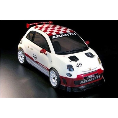 Rally legends Licencovaný FIAT 500 Rally ABARTH 4 WD s lakovanou karoserií 100 % RTR 2,4 Ghz 1:9