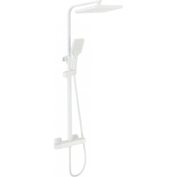 Inter Ceramic Термостатна душ система ДЕЙЗИ 6222w, регулируем, бял мат (6222w)