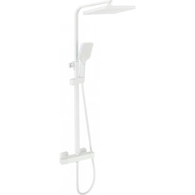 Inter Ceramic Термостатна душ система ДЕЙЗИ 6222w, регулируем, бял мат (6222w)
