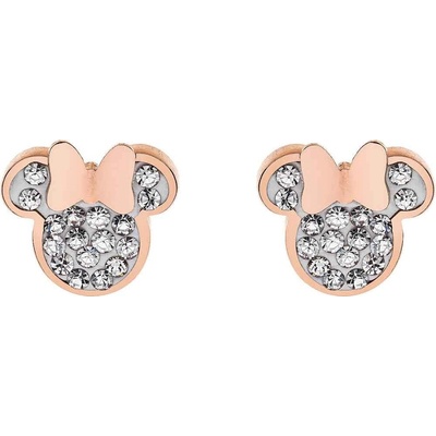 Disney Pôvabné bronzové náušnice kôstky Mickey and Minnie Mouse E600177PRWL-B.CS