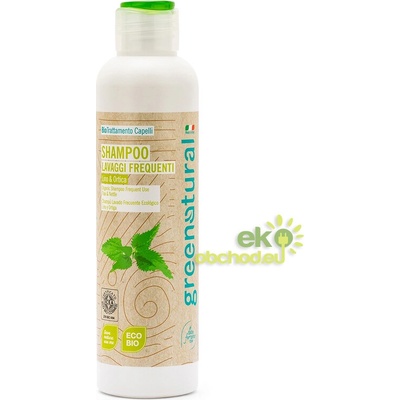 Greenatural Šampón pre všetky typy vlasov ľan a žihľava BIO 250 ml