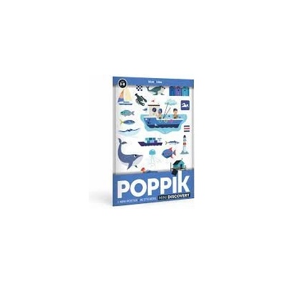 POPPIK Samolepkový plakát MODRÁ
