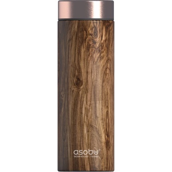 Asobu Двустенна термо бутилка с вакуумна изолация le baton - 500 мл. - цвят дърво (asobu - lb17 wood)