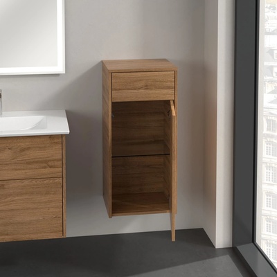 Villeroy & Boch Finero skrinka 40x35x87 cm závesné bočné dub C53101RH