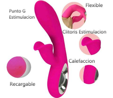 Armony Daro Vibrator & Pull Ring Stimulator Fuchsia