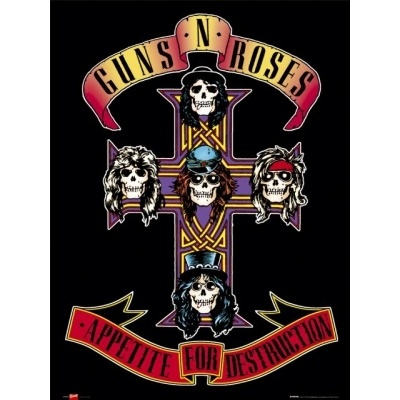 GB posters плакат - Guns N' Roses - Апетит - GB posters - LP0948