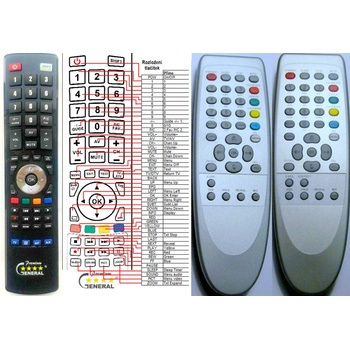 GENERAL HOMETECH RC1153408-00 - съвместимо дистанционно управление на марката General (RC1153408-00)
