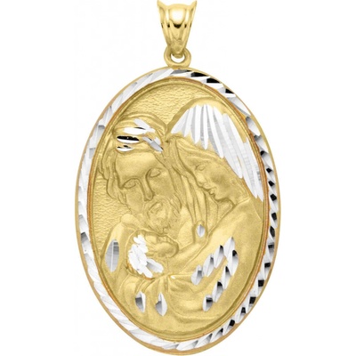 Bealio stříbrný přívěsek SVATÁ RODINA medailon 03 11504 2374