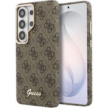 GUESS Гръб Guess за Samsung Galaxy S26 Ultra, PU, 4G, Script Metal Logo, Magnetic Case, Кафяв
