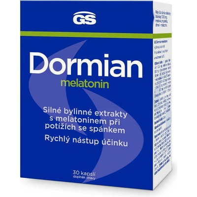 GS Dormian GS Dormian melatonin 30 kapslí