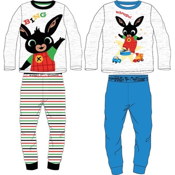 Chlapecké pyžamo Králíček Bing 5204019 šedá modrá