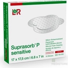 SUPRASORB P SENSITIVE silikónový penový obväz, sakrálny 10 ks