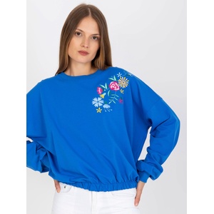 Rue Paris Дамски суичър модел 8058.94 Rue Paris цвят тъмносин