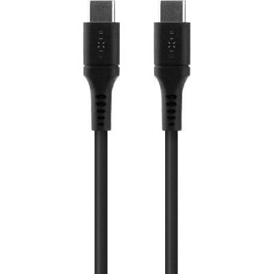 Liquid silicone кабел за зареждане и пренос на данни PD 60W USB-C / USB-C за iPhone / iPad / MacBook / AirPods - 2 м - черен (72786)