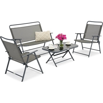 Garden Point Taranto Garden Point метални градински мебели сиви (GAP1368)