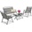 Garden Point Taranto Garden Point метални градински мебели сиви (GAP1368)