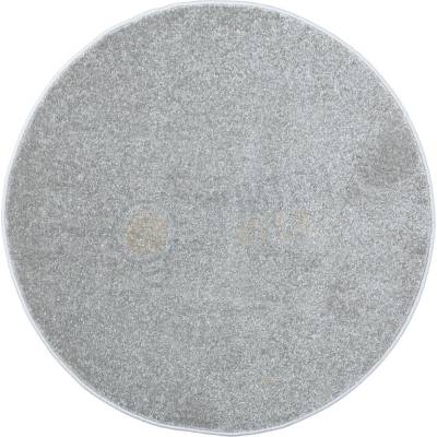 Полша Кръгъл килим - диаметър 200 см - сиво