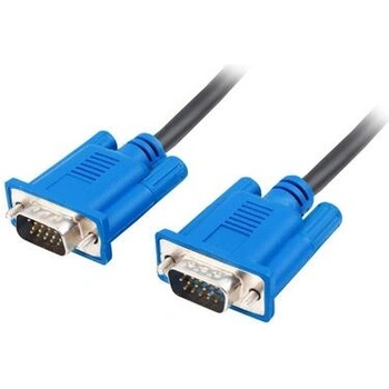 Lanberg VGA кабел Lanberg VGA M/M 1.8 м, двойно екраниран, с феритно ядро, черен (CA-VGAC-10CU-0018-BK) (CA-VGAC-10CU-0018-BK)