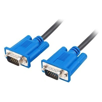 Lanberg VGA кабел Lanberg VGA M/M 1.8 м, двойно екраниран, с феритно ядро, черен (CA-VGAC-10CU-0018-BK) (CA-VGAC-10CU-0018-BK)