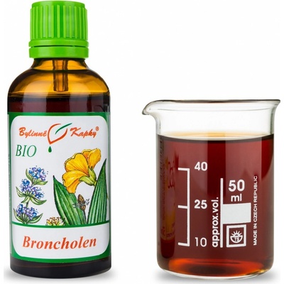 Bylinné kapky Broncholen BIO kapky tinktura 50 ml