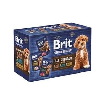 Brit Premium Adult Dog Fillets Gravy Multipack 1020 g