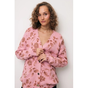 BIZUU Памучна жилетка Bizuu ROSSY (ROSSY.ROZOWY)