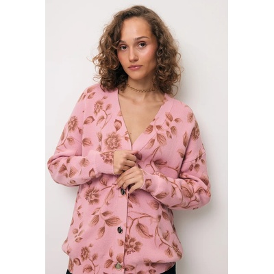 BIZUU Памучна жилетка Bizuu ROSSY (ROSSY.ROZOWY)