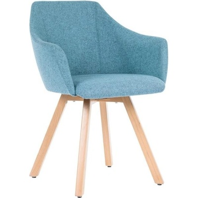 Antares Wind Wood drevené nohy / látka VIS021 modrá
