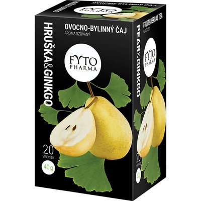 FYTO HRUŠKA & GINKGO ovocno bylinný čaj 20 x 2 g