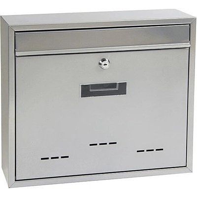 Poštová schránka RICHTER BK.31.DS (STRIEBORNÁ), Oceľ strieborná, RICHTER Nerez matný