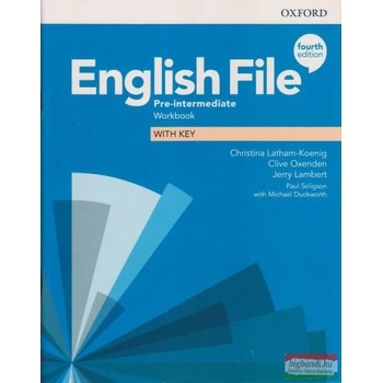 English File Fourth Edition Pre-Intermediate Workbook with Answer Key