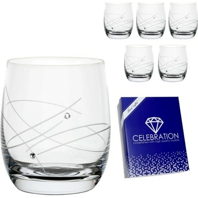 Celebration crystals Poháre GLOBO CRYSTALS MODERN 6 x 350 ml
