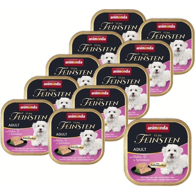 Animonda Vom Feinsten Adult Dog kuracie vajce a šunka 11 x 150 g