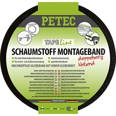 Petec Penová montážna páska čierna 87200