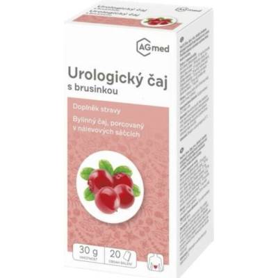 AGmed Urologický čaj s brusinkou 20 x 1.5 g