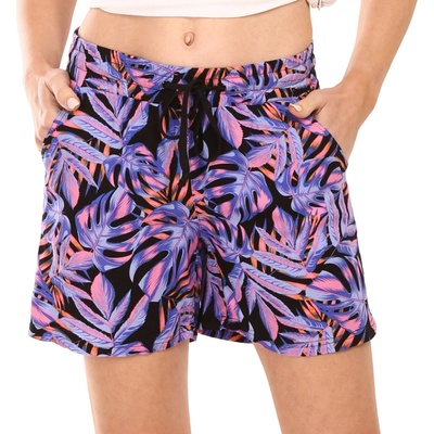 Willard Jerda dámske plátené šortky fialová čierna lososová
