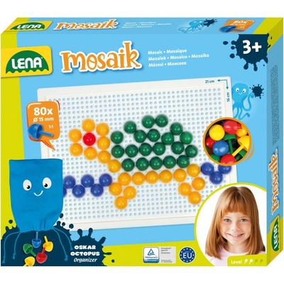 Lena Mozaika malá hladká 80 velkých dílků