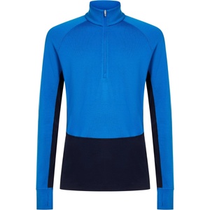 Icebreaker Мъжко мериносово термобельо Icebreaker Merino 260 Zoneknit L/S Half Zip Merino base layer - Midnight Navy / Lazurite / Cb (015-2299-0311)