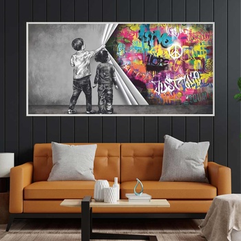 Image 1 of Decono Картина Banksy New Generation