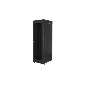 Lanberg Stand installation cabinet 19 42U 800x800 Perforated doors black Lanberg (flat pack)
